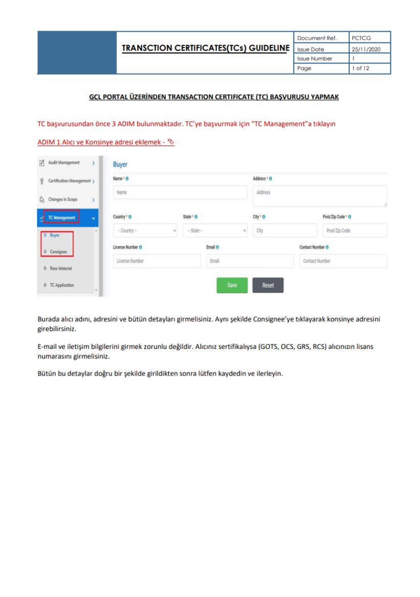 Kalite Politikalarımız